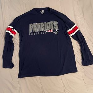 Vintage New England Patriots Official Team Apparel Long Sleeve Tee Shirt Size XL